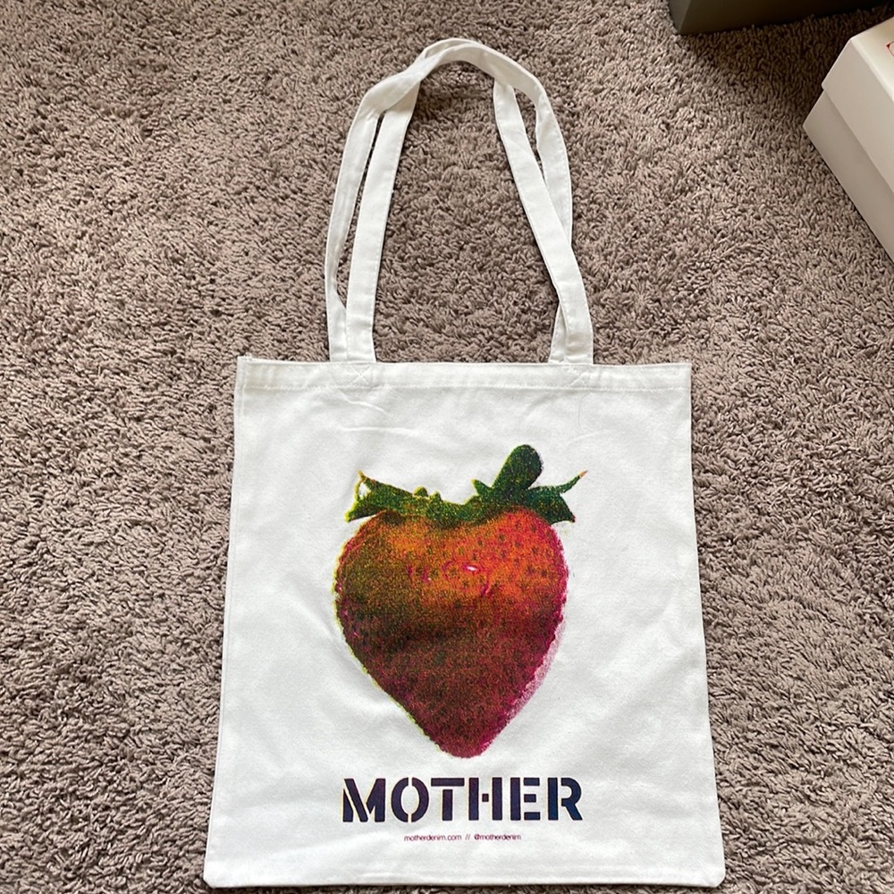 MOTHER canvas tote. Never used
